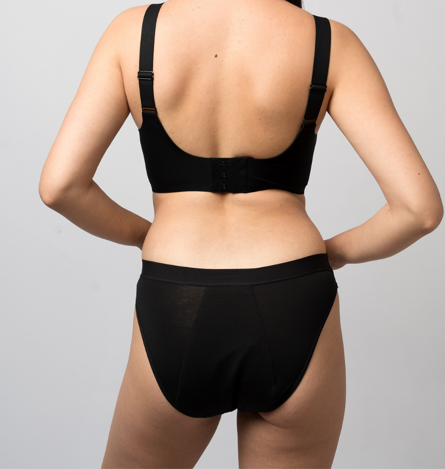 Briefs with clip closure