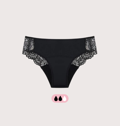 Hipster with floral lace