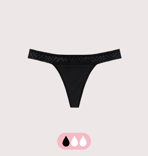 Lace Thong - Leakproof