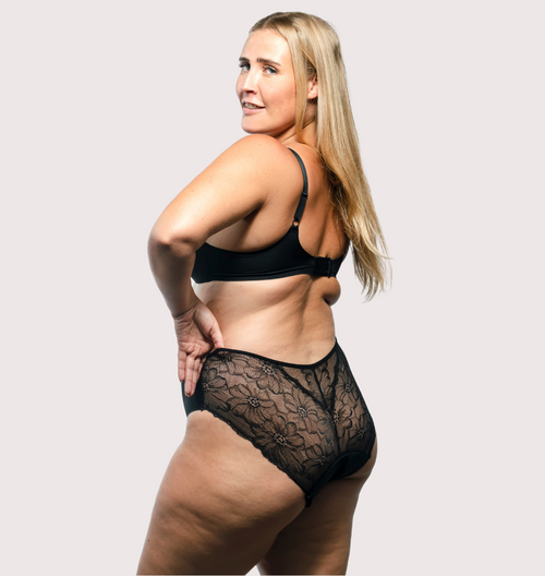 Flower Lace Brief - Leakproof